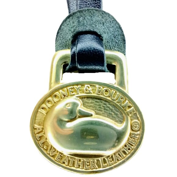 Rare VIntage Dooney & Bourke East/West Shoulder Bag P174 in Black - Picture 7 of 13